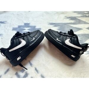 Nike Air Force one 1 LV8 Utility Black Toddlers Kids sneakers Shoes Size 5C